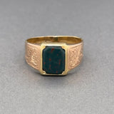 Estate Victorian 18K Y Gold 1.60ct Bloodstone Ring