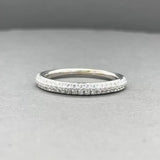 Estate Vera Wang 14K W Gold 0.35ctw Diamond Ring