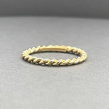Estate Tiffany & Co. 18K Y Gold Rope Ring