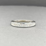 Estate 14K W Gold 0.40ctw Diamond Anniversary Ring