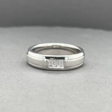 Estate 18K W Gold 0.33ctw H/VS1-SI1 Diamond Men’s Ring