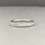 Estate 14K W Gold 0.31ctw H-I/SI2-I1 Diamond Anniversary Ring