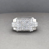 Estate 14K W Gold 1.36cttw H-I/SI1-2 Diamond Men's Ring