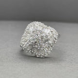 Estate Effy 14K W Gold 1.59ctw Diamond Cocktail Ring