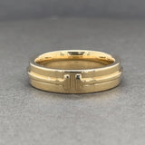 Estate Tiffany & Co. 18K Y Gold T 5.5mm Ring