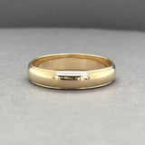 Estate 14K Y Gold 4.69mm Stepped Ring