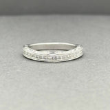 Estate 14K W Gold 0.47ctw H-I/VS2-SI1 Diamond Wedding Ring