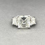 Estate Platinum 5.10ctw I/VVS2-VS1 Diamond Eng. Ring