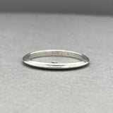 Estate Tiffany & Co. Platinum Knife Edge Ring