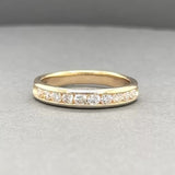 Estate 14K Y Gold 0.43ctw Diamond Anniversary Ring