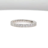 14K W Gold 1.00ctw G/I1 Diamond Eternity Band