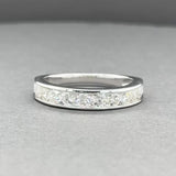 Estate 14K W Gold 1.05ctw Diamond Anniversary Ring