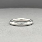 Estate 18K W Gold 2.64mm Wedding Ring
