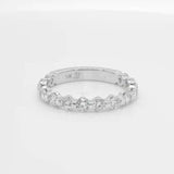 14K W Gold 1.00ctw G/SI1 Diamond Dot Wedding Band