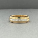 Estate 14K Y Gold 0.67ctw G-H/SI1-2 Diamond Anniversary Ring