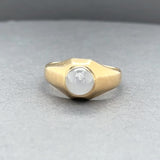 Estate Retro 14K Y Gold 4.03ct Star Sapphire Ring