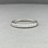 Estate Platinum 0.19ctw H/SI1 Diamond Anniversary Ring