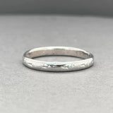 Estate 18K W Gold 2.63mm Ring