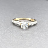 Estate 14K Y Gold 1.05ctw H-I/I1 Diamond Eng. Ring