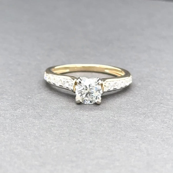 Estate 14K Y Gold 1.05ctw H-I/I1 Diamond Eng. Ring