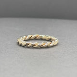 Estate 14K Y Gold 2.87mm Twisted Ring