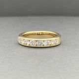 Estate 18K Y Gold 1.19ctw H/SI1-2 Diamond Anniversary Ring
