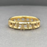 Estate Tiffany & Co. 18K Y Gold True Wide Ring