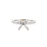 14K W Gold 0.90ctw G/SI1 4 Prong Diamond Engagement Ring Mounting