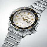 Men's Seiko Watch 5 Sport Ivory Dial Automatic HDB004