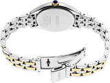 Women's Seiko Watch with Crystals White Dial SUR392