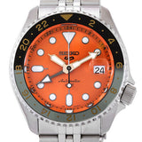Men's Seiko Watch Orange Dial SSK005