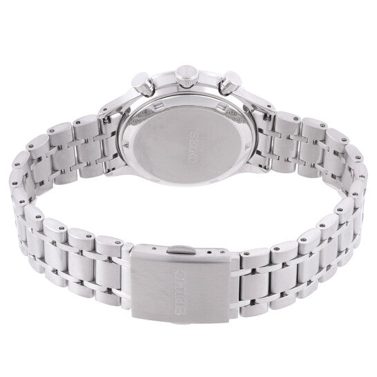 Men's Seiko Watch Sports Chronograph Green Dial 38mm SSB481