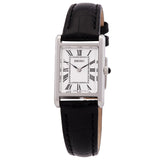 Women's Seiko Watch Black Leather Band SWR107