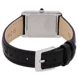 Women's Seiko Watch Black Leather Band SWR107
