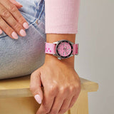 Women's Seiko 5 Sports meets the Pink Panther SRPM07