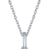 SS 0.03cttw H/I1 Diamond Initial 'Z' Pendant - Walter Bauman Jewelers