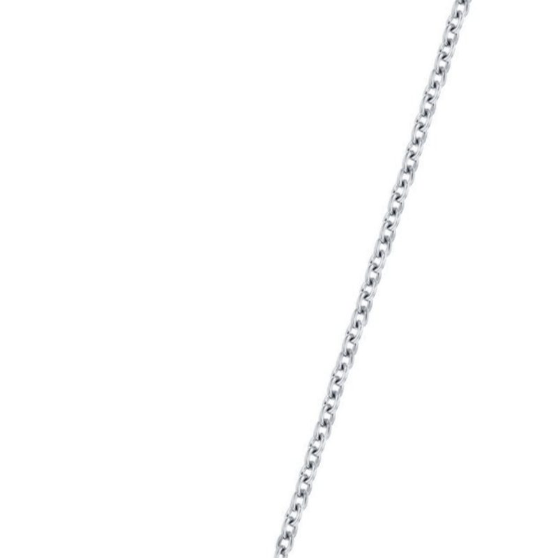 SS 0.16ctw Rectangle I/SI2 Diamond Pendant - Walter Bauman Jewelers