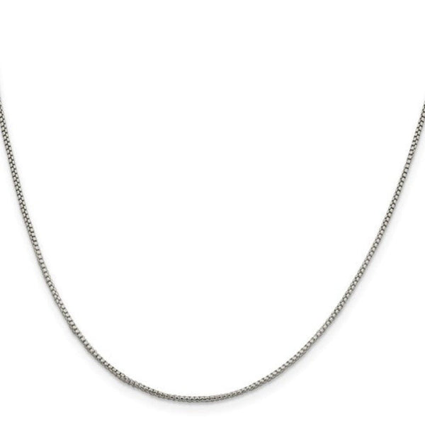 SS 1.25mm Round Box Chain - Walter Bauman Jewelers