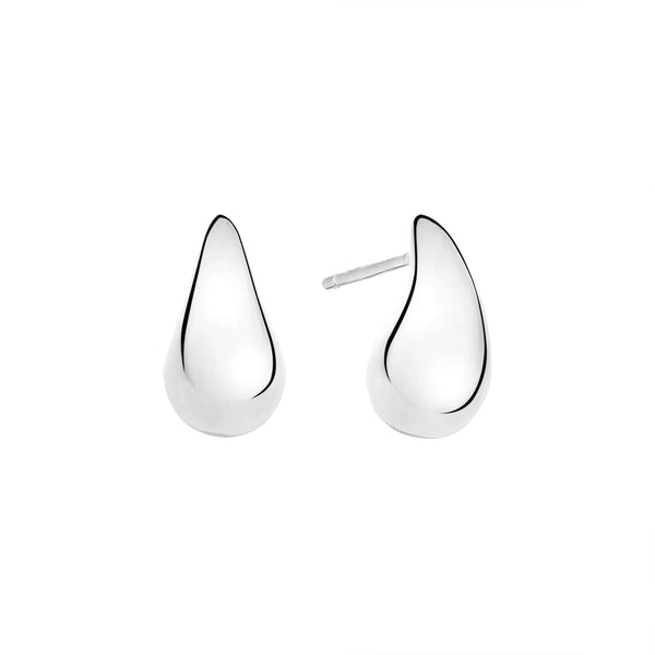 SS 12MM Teardrop Earrings - Walter Bauman Jewelers