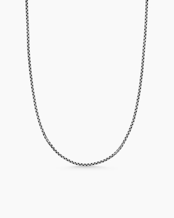 SS 18" 1.5mm Round Box Chain - Walter Bauman Jewelers