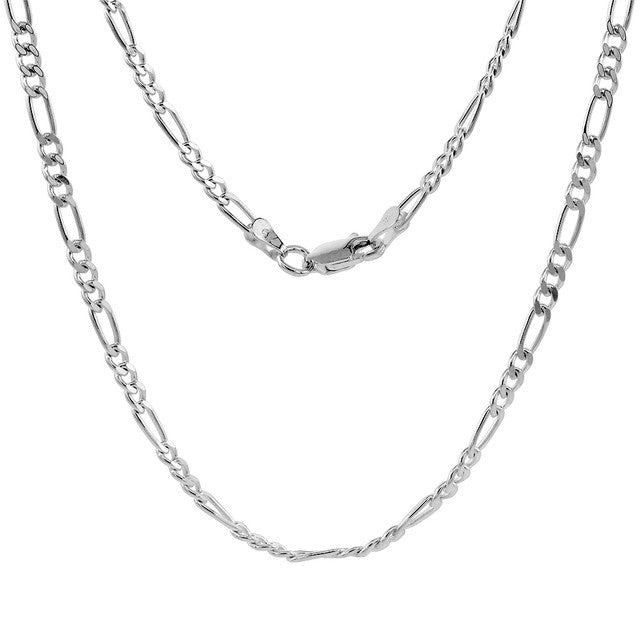 SS 18" 2.8mm Figaro Chain - Walter Bauman Jewelers