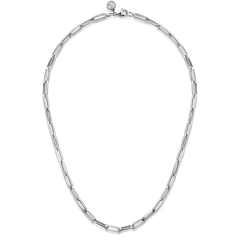 SS 18" 4mm Paperclip Link Chain - Walter Bauman Jewelers