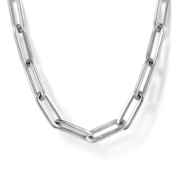 SS 18" 4mm Paperclip Link Chain - Walter Bauman Jewelers