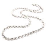 SS 3.6MM Dia Cut Rope Chain - Walter Bauman Jewelers