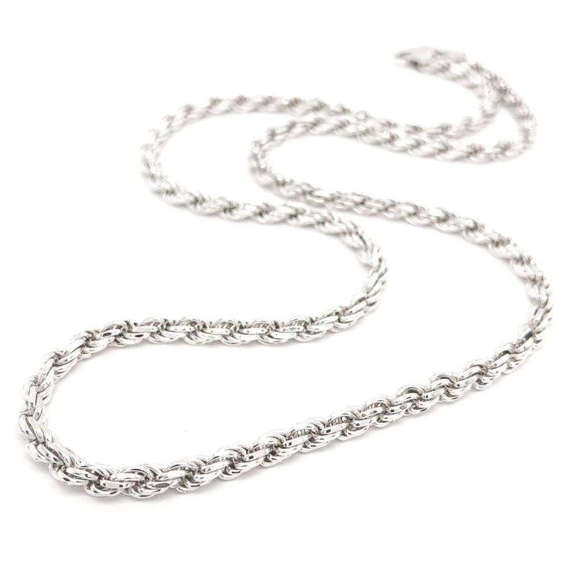 SS 3.6MM Dia Cut Rope Chain - Walter Bauman Jewelers