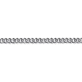 SS 8" Men's Solid Cuban Chain Bracelet - Walter Bauman Jewelers