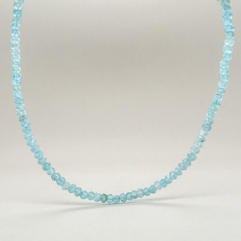 SS Apatite Beaded 17” Necklace - Walter Bauman Jewelers