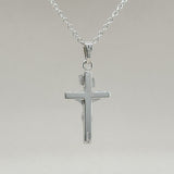 SS Child Cross 15" Chain - Walter Bauman Jewelers