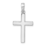 SS Polished Cross - Walter Bauman Jewelers