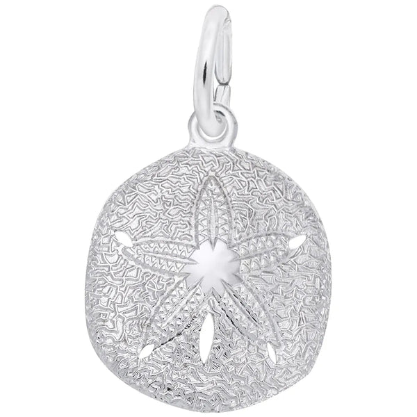 SS Sand Dollar Charm - Walter Bauman Jewelers